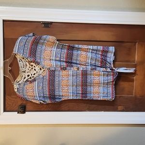 Alison Andrews Crochet Back Tie Top